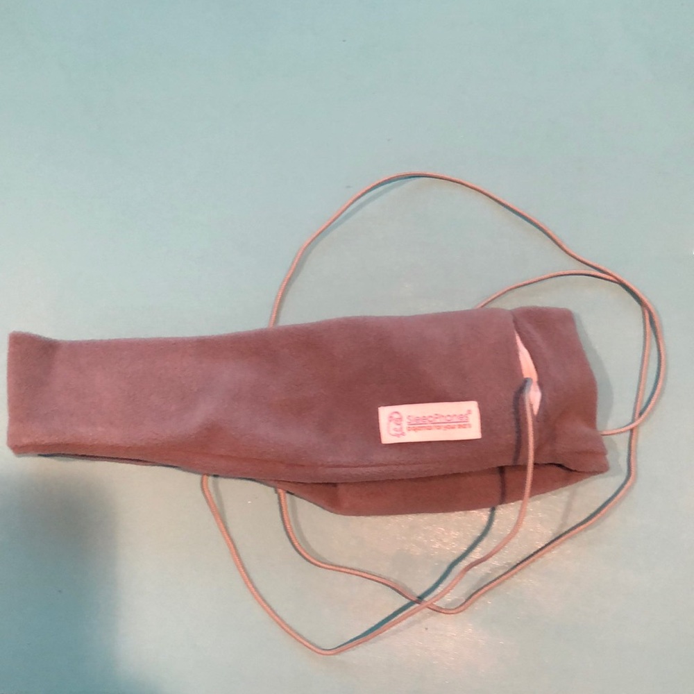 SleepPhones headband for listening to music